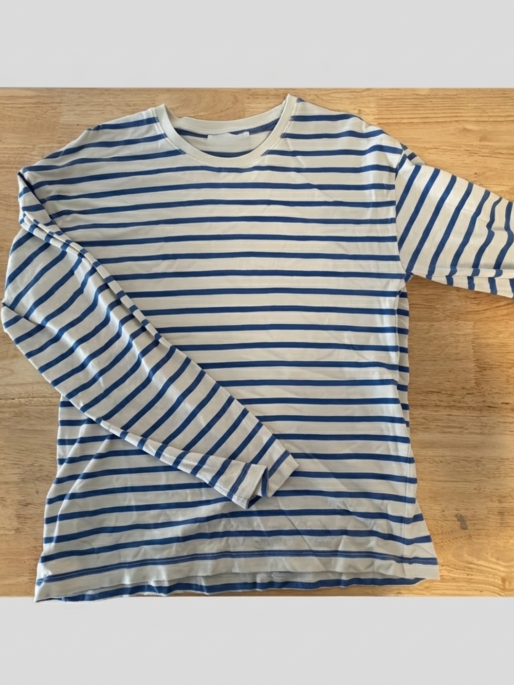 MNG Navy and White Long Sleeve